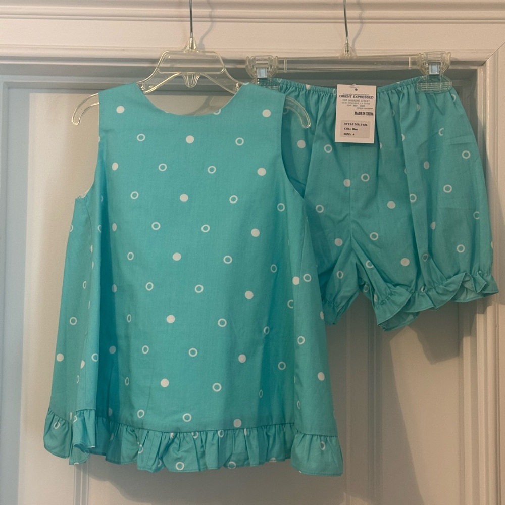 NEW Polka Dot Outfit 2-PC Set Size 4 Orient Expressed NWT